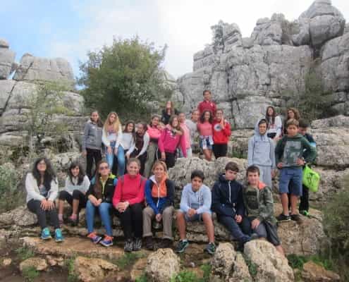 Colegio Alborán de Marbella. Viaje a Fuente de Piedra.