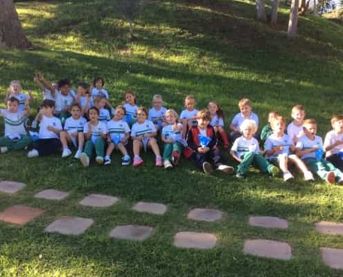 El Tostón en el Colegio Alborán de Marbella.